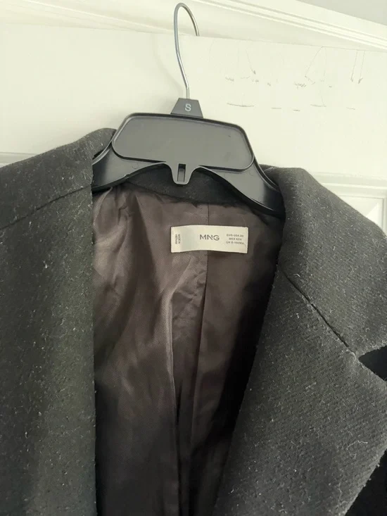 MANGO Oversized Wool Coat - Picture 5 of 6